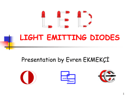 Light Emitting Diodes (LED`s)