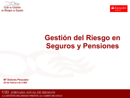 Diapositiva 1 - Club de Gestión de Riesgos de España