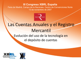 Diapositiva 1 - Asociación XBRL España
