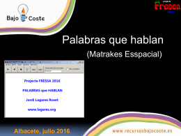 Diapositiva 1 - CRMF Albacete