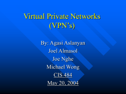 Virtual Private Networks updated