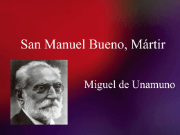 San Manuel Bueno, martir PPT