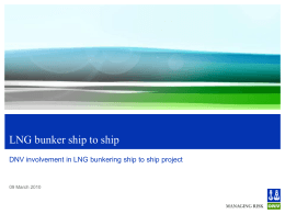 LNG bunker ship to ship