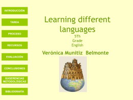 Título Webquest - learninglanguajes