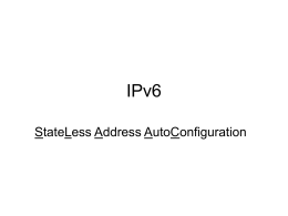 IPv6-slaac