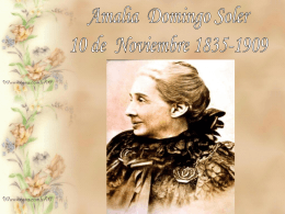 Amalia Domingo Soler. nació el 10 de noviembre de 1835, en