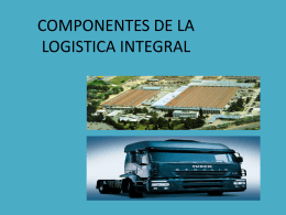 componentes de la logística