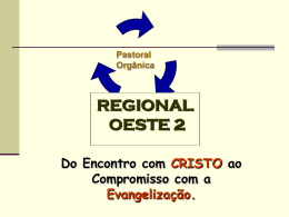 Pastoral Orgânica - pastoral familiar