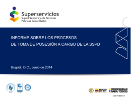 Presentación de PowerPoint - Superintendencia de Servicios Públicos
