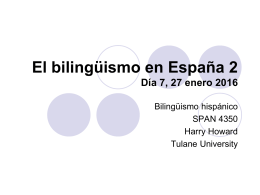 Powerpoint del bilingüismo de España 2