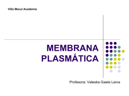 membrana plasmática - Villa Macul Academia