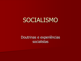 socialismo - Professor Jorginho