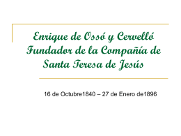 La Compañía de Santa Teresa de Jesús