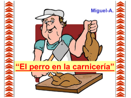 El perro en la carnicería - Página de Miguel-A