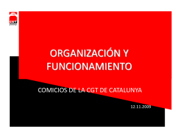 organización y funcionamiento
