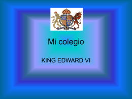 Mi colegio - King Edward VI School