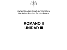 UNIDAD 2. Organización social y política de la República Romana.