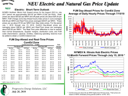 June 28, 2010 Energy Price Update