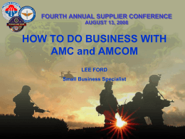 Doing Business with AMCOM