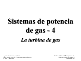 Sistemas de potencia de gas