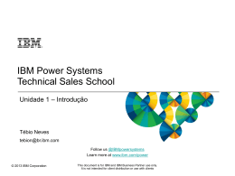 IBM Certified Technical Sales Specialist – Power Systems with