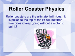 roller coaster Webquest