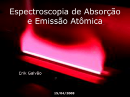 Espectroscopia Atômica