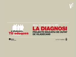 Diagnosi del PEC - Ajuntament de Viladecans