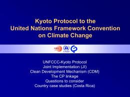 UNFCCC/Kyoto Protocol