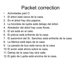 Packet correction - FunSpanishlearning