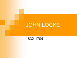 JOHN LOCKE - Página Web