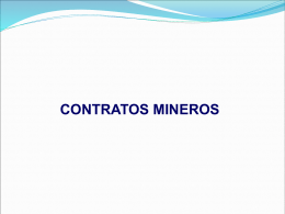 contrato minero