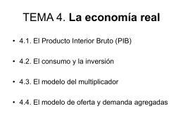 TEMA 4. La economía real