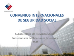 convenios internacionales de seguridad social