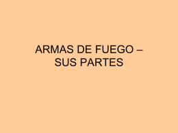 ARMAS DE FUEGO – SUS PARTES