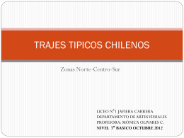 TRAJES TIPICOS CHILENOS
