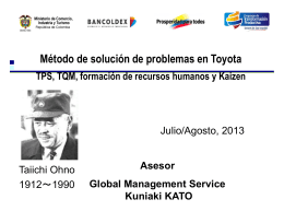 Método de solución de problemas en Toyota