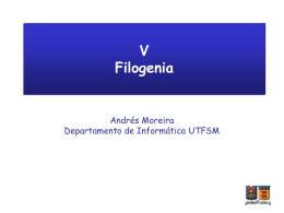 filogenia - Departamento de Informática