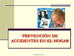PREVENCION DE ACCIDENTES EN EL HOGAR