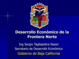 Desarrollo Económico de la Frontera Norte