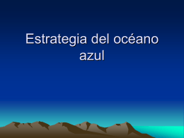 Estrategia del océano azul