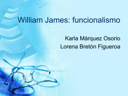 William James: funcionalismo