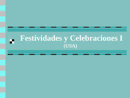 Festividades y Celebraciones I (USA)