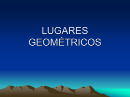 Lugares geometricos