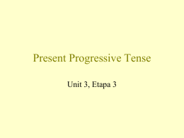 U3E3 Present Progressive Grammar from Mur