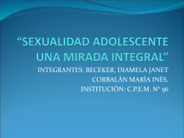 14. Sexualidad Adolescente una Mirada Integral power proy