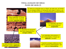 Clima y evolución del relieve Para comenzar: ¿Erosión o