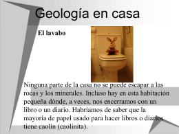 Geologia a casa