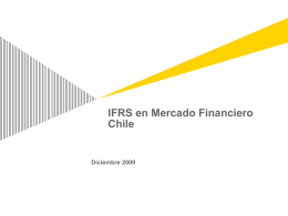IFRS Diagnostic Workshop - Superintendencia de Banca y Seguros