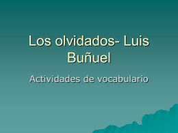 Los olvidados- Luis Buñuel